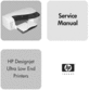Thumbnail HP DesignJet Ultra Low End Printers Parts, Service Manual - 